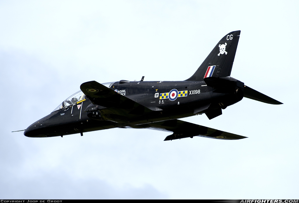 UK - Air Force British Aerospace Hawk T.1 XX198 at Lossiemouth (LMO / EGQS), UK