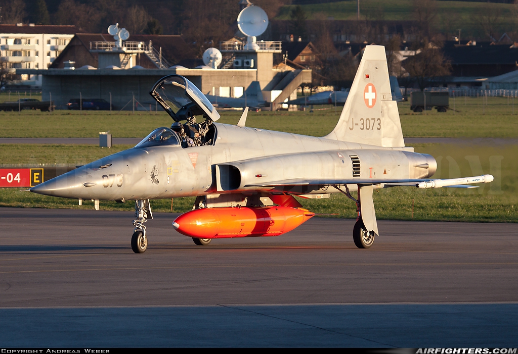 Switzerland - Air Force Northrop F-5E Tiger II J-3073 at Emmen (EML / LSME), Switzerland