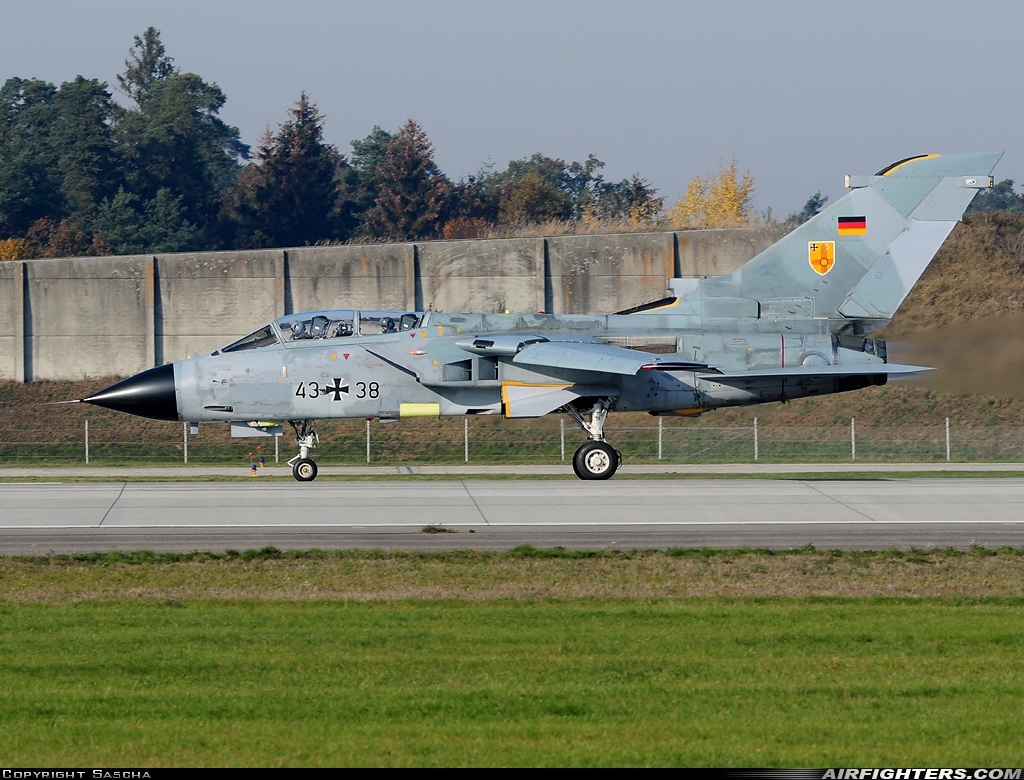 Germany - Air Force Panavia Tornado IDS 43+38 at Ingolstadt - Manching (ETSI), Germany