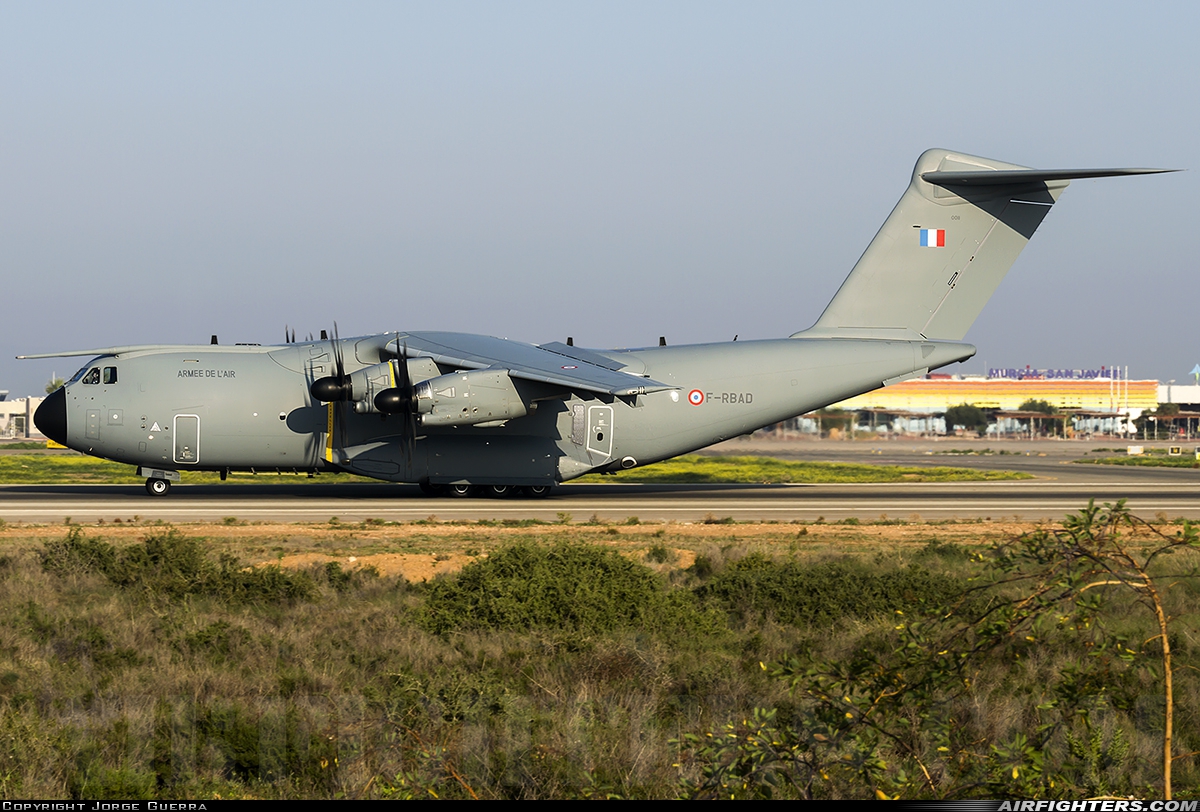 France - Air Force Airbus A400M-180 Atlas 0011 at Murcia - San Javier (MJV / LELC), Spain