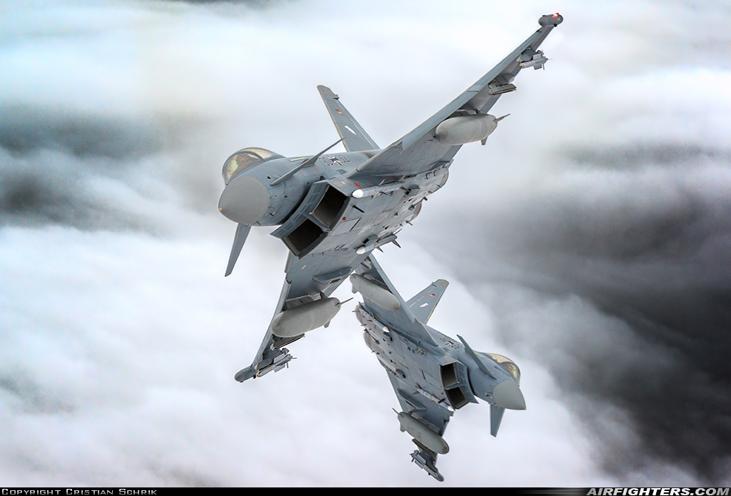 Germany - Air Force Eurofighter EF-2000 Typhoon S 30+32 at In Flight, Lithuania
