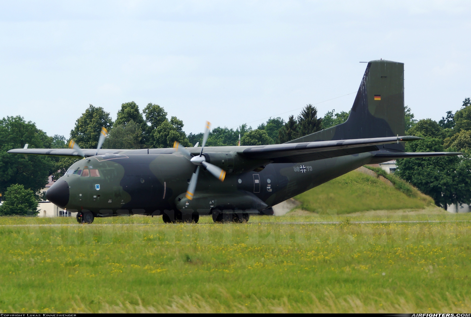 Germany - Air Force Transport Allianz C-160D 50+73 at Landsberg-Penzing (ETSA), Germany