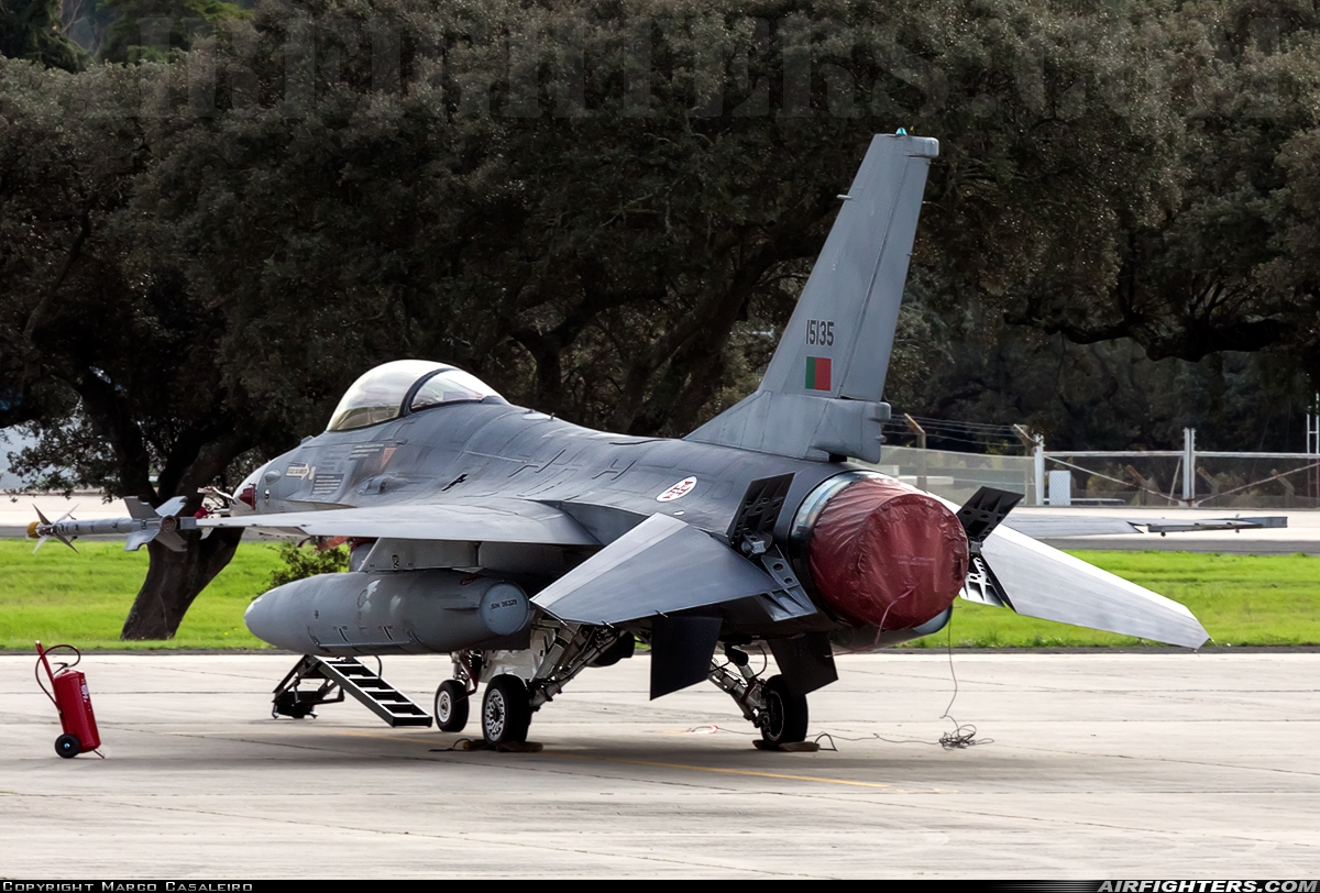 Portugal - Air Force General Dynamics F-16AM Fighting Falcon 15135 at Beja (BA11) (LPBJ), Portugal