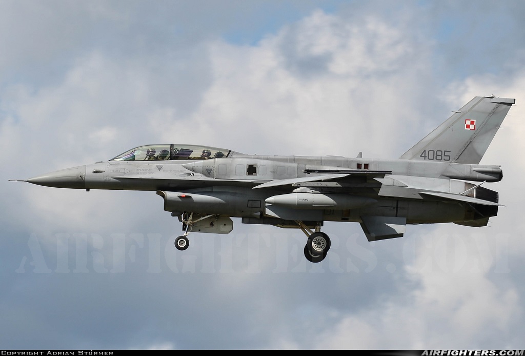 Poland - Air Force General Dynamics F-16D Fighting Falcon 4085 at Spangdahlem (SPM / ETAD), Germany