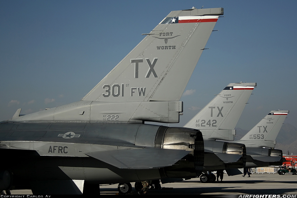 USA - Air Force General Dynamics F-16C Fighting Falcon 86-0222 at Santiago - Arturo Merino Benitez (Pudahuel) (SCL / SCEL), Chile