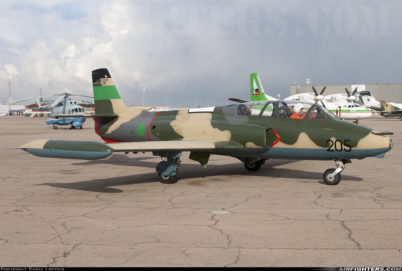 Libya - Air Force Soko G-2A Galeb 10205 at Tripoli - Mitiga (MJI / HLLM), Libya