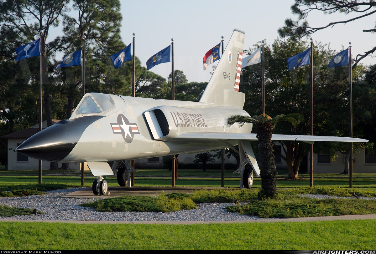 USA - Air Force Convair F-106A Delta Dart (8) 59-0145 at Panama City - Tyndall AFB (PAM / KPAM), USA