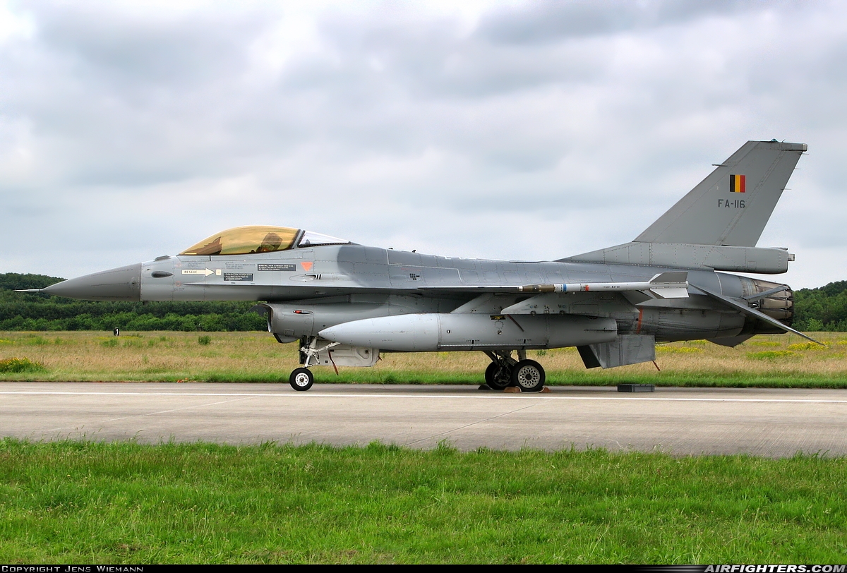 Belgium - Air Force General Dynamics F-16AM Fighting Falcon FA-116 at Uden - Volkel (UDE / EHVK), Netherlands