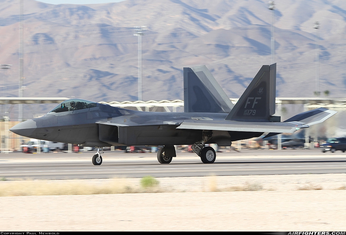 USA - Air Force Lockheed Martin F-22A Raptor 09-4179 at Las Vegas - Nellis AFB (LSV / KLSV), USA