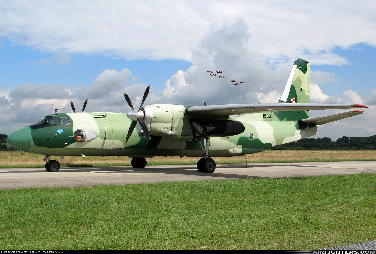 Poland - Air Force Antonov An-26 1509 at Uden - Volkel (UDE / EHVK), Netherlands