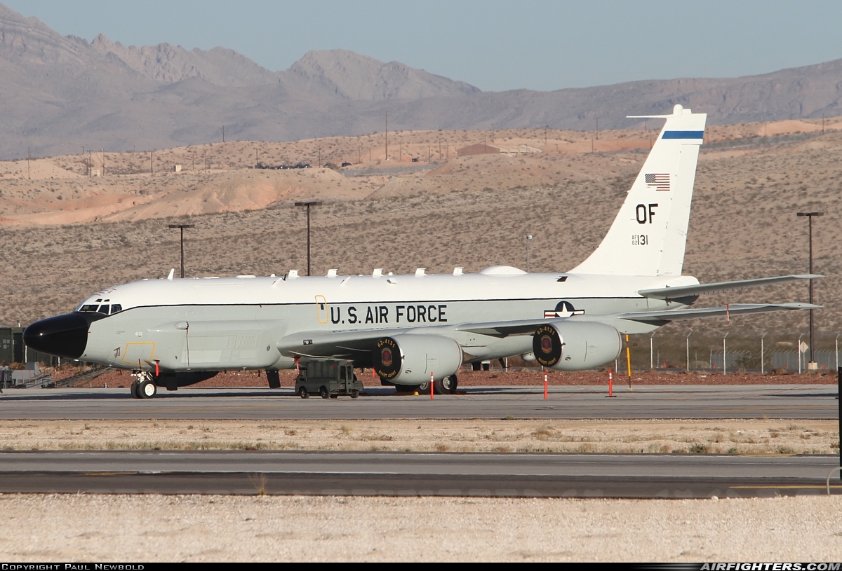 USA - Air Force Boeing RC-135W Rivet Joint (717-158) 62-4131 at Las Vegas - Nellis AFB (LSV / KLSV), USA