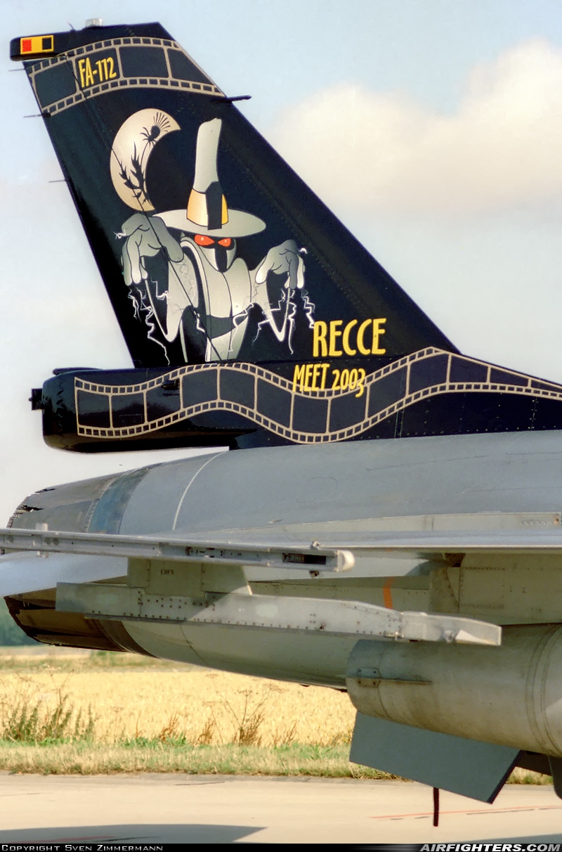 Belgium - Air Force General Dynamics F-16AM Fighting Falcon FA-112 at Florennes (EBFS), Belgium