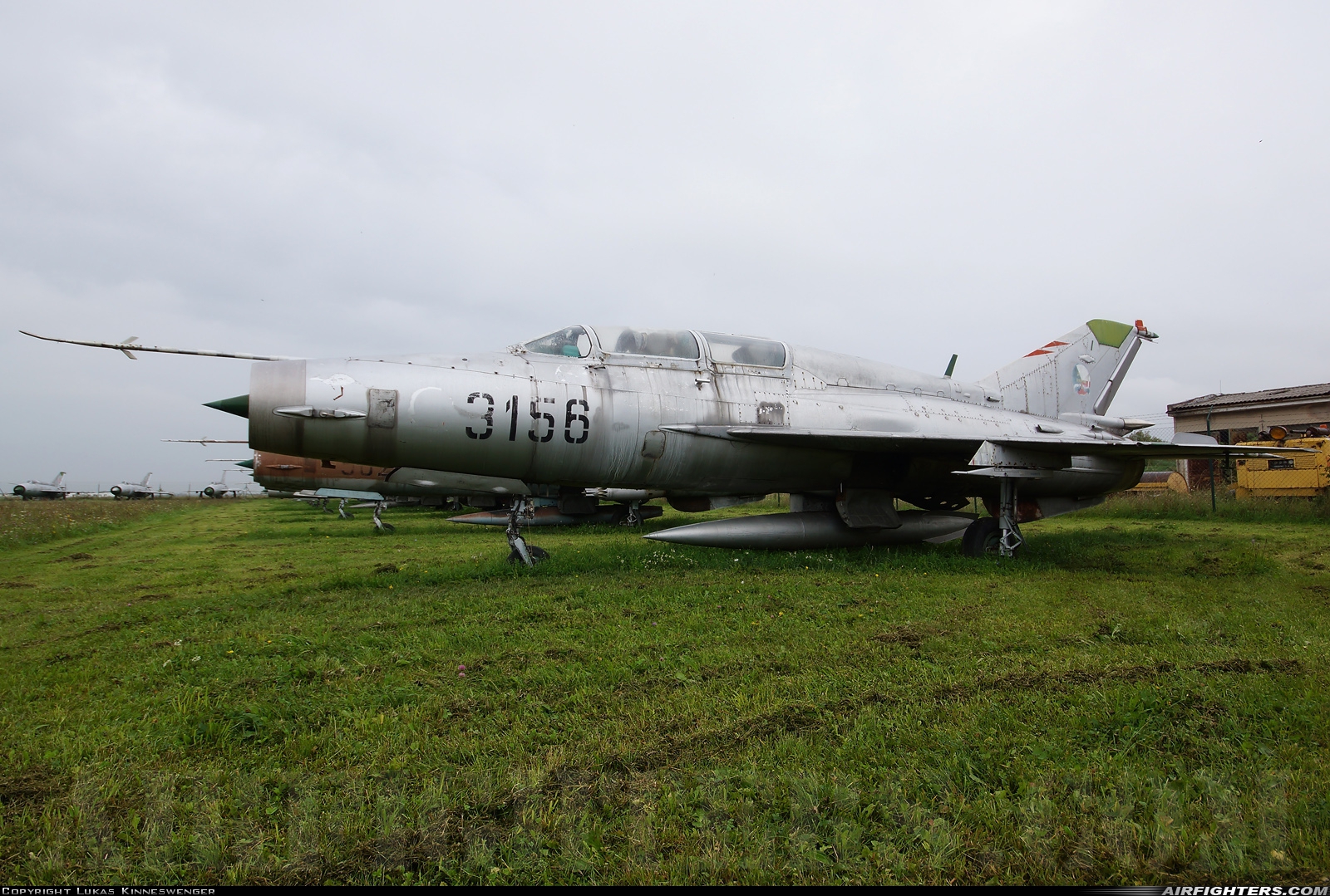 Czechoslovakia - Air Force Mikoyan-Gurevich MiG-21UM 3156 at Piestany (PZY / LZPP), Slovakia
