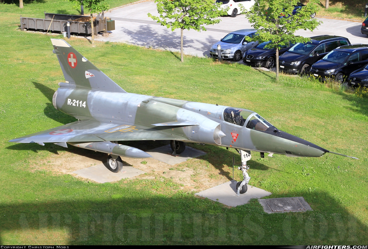 Switzerland - Air Force Dassault Mirage IIIRS R-2114 at Sion (- Sitten) (SIR / LSGS / LSMS), Switzerland