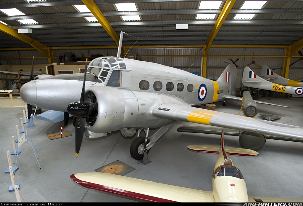 UK - Air Force Avro 652 Anson C.19 VL348 at Winthorpe, UK