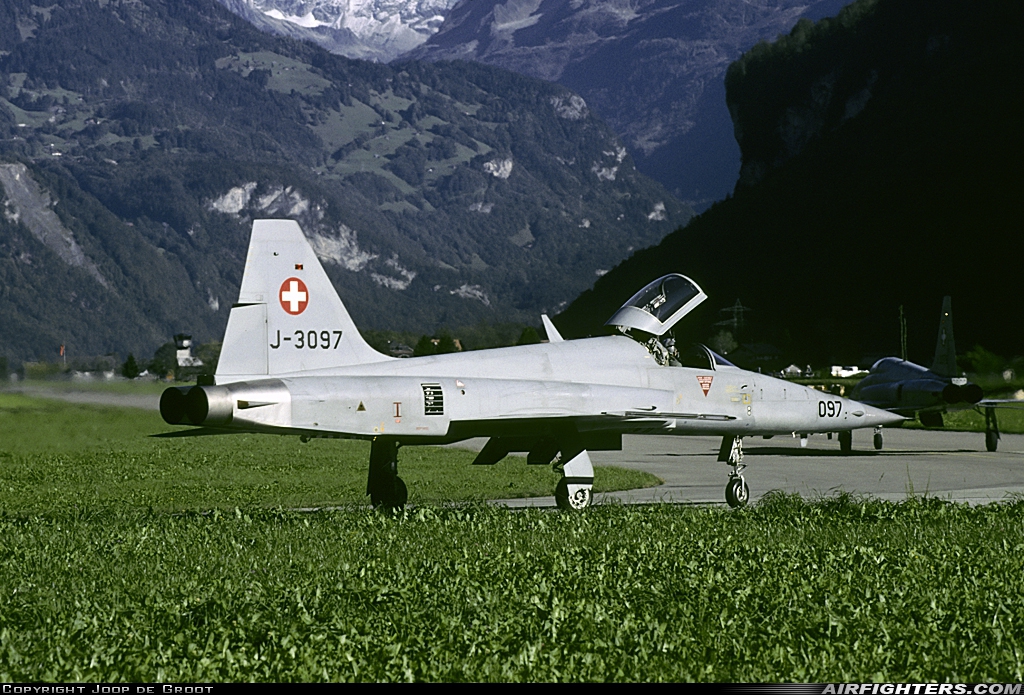 Switzerland - Air Force Northrop F-5E Tiger II J-3097 at Meiringen (LSMM), Switzerland