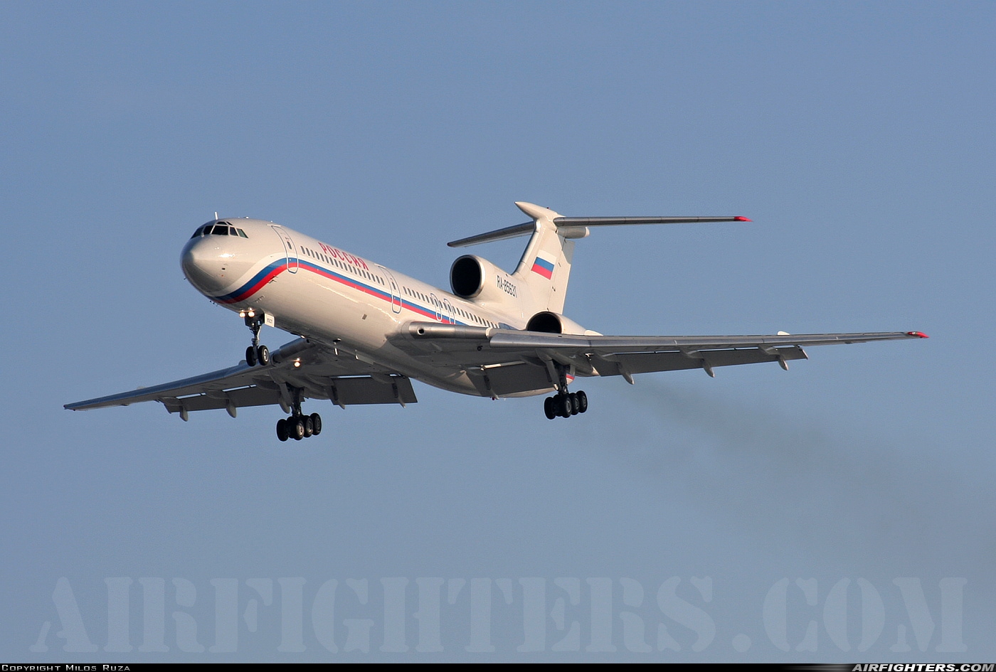 Russia - Russia State Transport Company Tupolev Tu-154M RA-85631 at Pardubice (PED / LKPD), Czech Republic