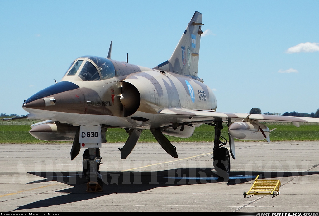 Argentina - Air Force Dassault Mirage 5PA Mara C-630 at Tandil (DIL / SAZT), Argentina