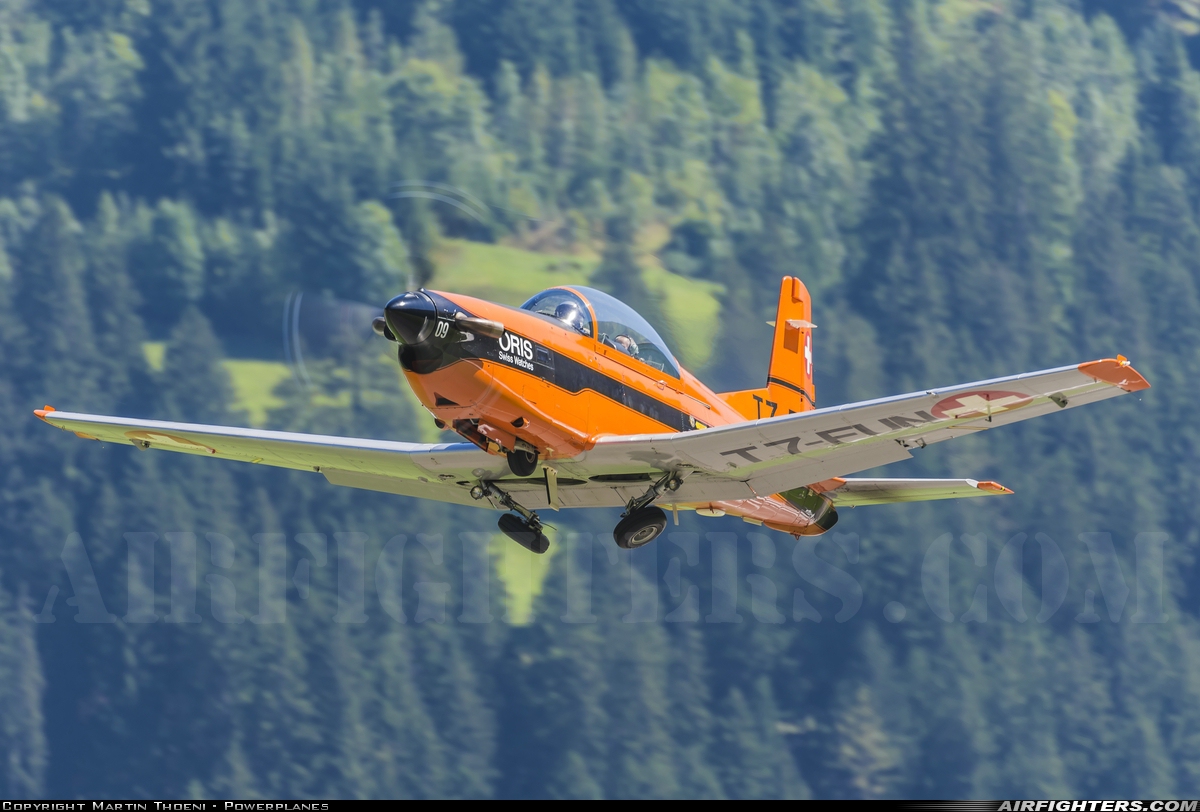 Private - Fliegermuseum Altenrhein Pilatus PC-7 Turbo Trainer T7-FUN at St. Stephan (LSTS), Switzerland