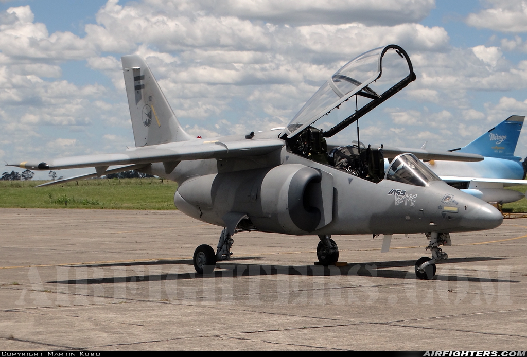 Argentina - Air Force FMA IA-63 Pampa II E-821 at Tandil (DIL / SAZT), Argentina