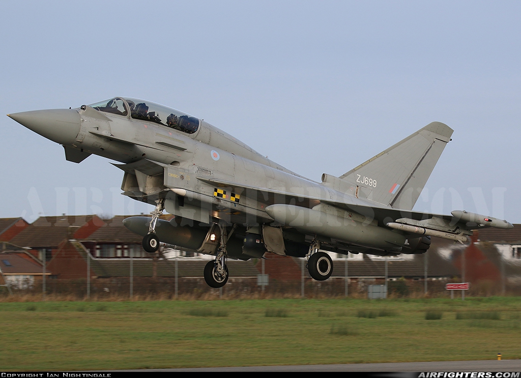 Company Owned - BAe Systems Eurofighter Typhoon T3 ZJ699 at Warton (EGNO), UK