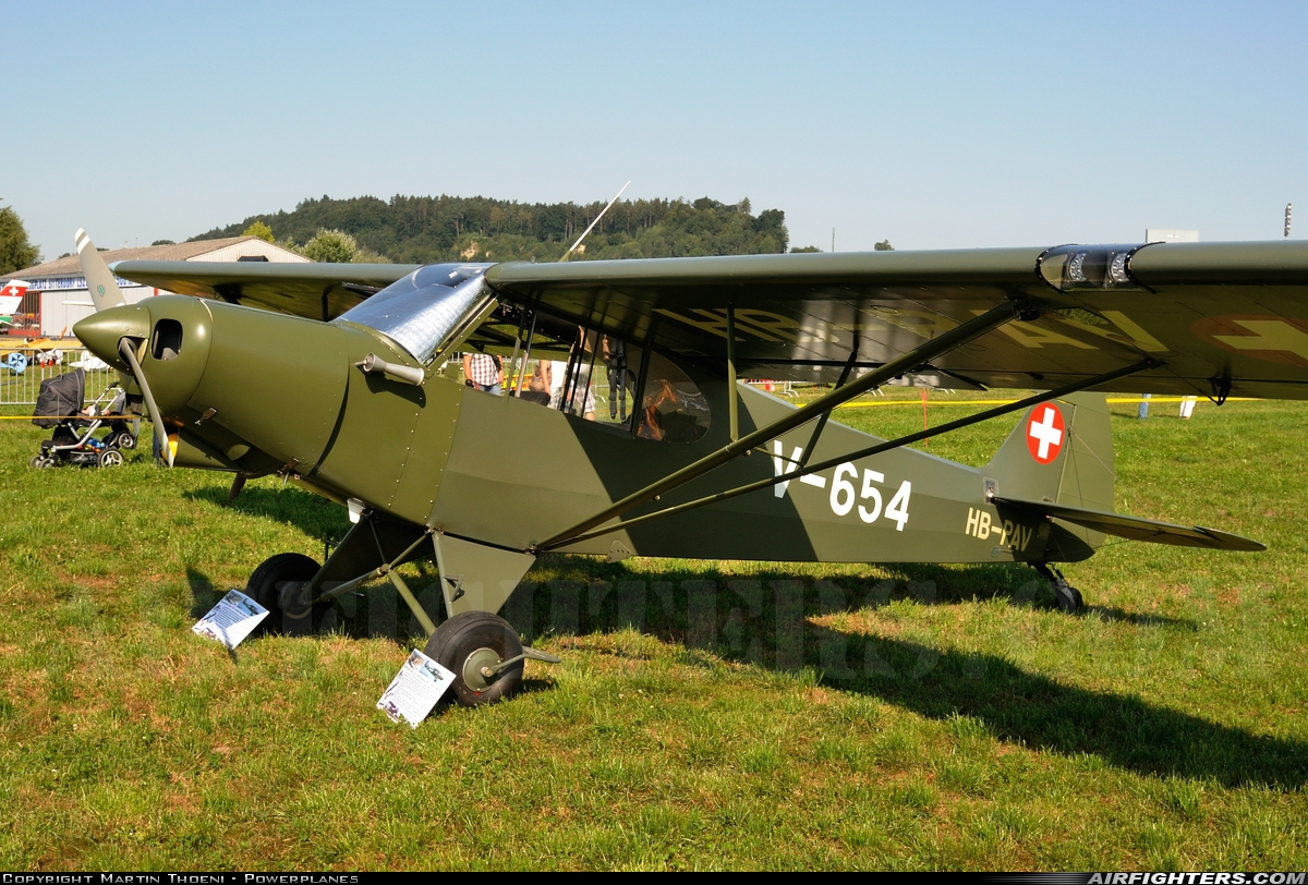 Private - PAV-Flyers Piper PA-18-150 Super Cub HB-PAV at Sitterdorf (LSZV), Switzerland