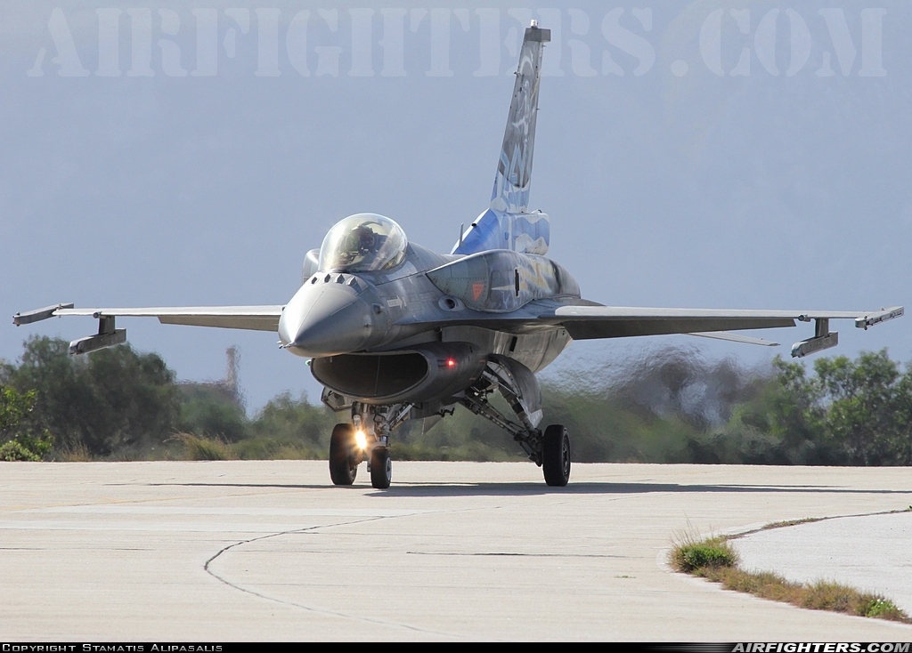 Greece - Air Force General Dynamics F-16C Fighting Falcon 505 at Chania - Souda (CHQ / LGSA), Greece