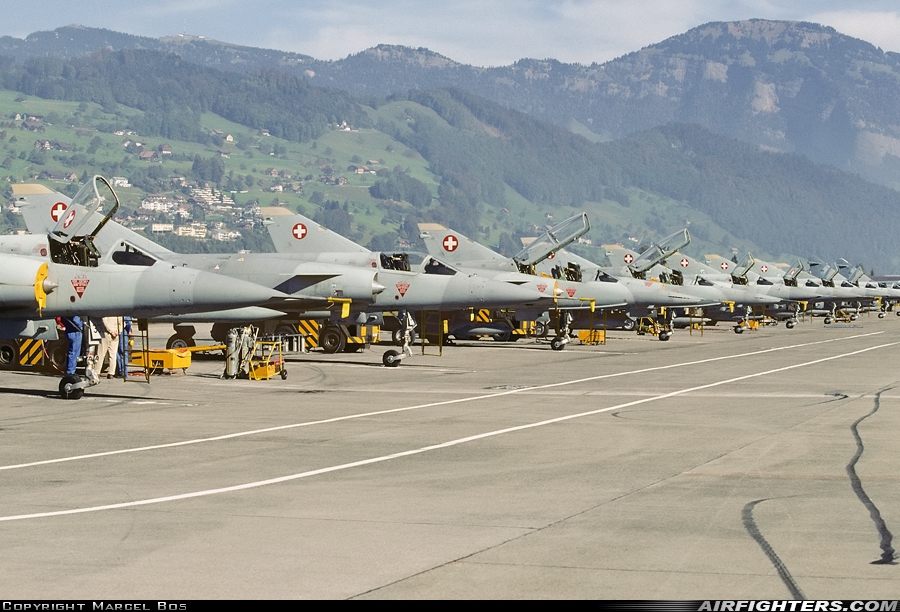 Switzerland - Air Force Dassault Mirage IIIS J-2308 at Buochs (Stans) (LSMU / LSZC), Switzerland