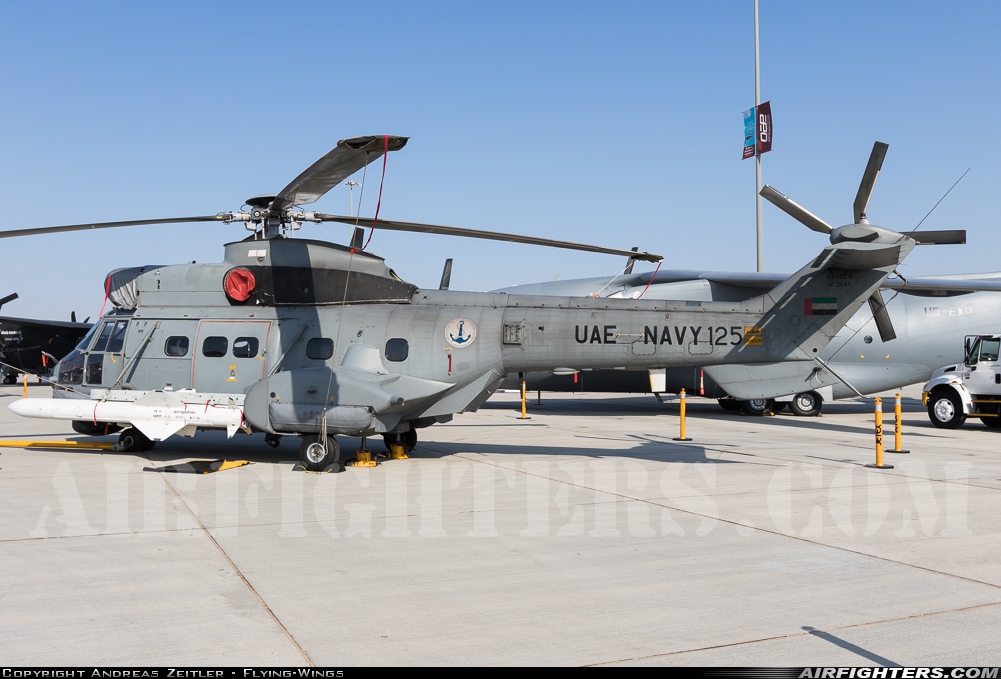 United Arab Emirates - Navy Aerospatiale AS-332B Super Puma 125 at Jebel Ali (Dubai) - Al Maktoum Int. (DWC / OMDW), United Arab Emirates