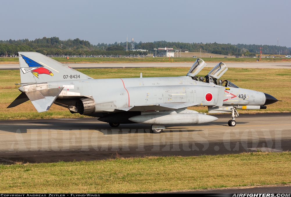 Japan - Air Force McDonnell Douglas F-4EJ-KAI Phantom II 07-8434 at Hyakuri (RJAH), Japan