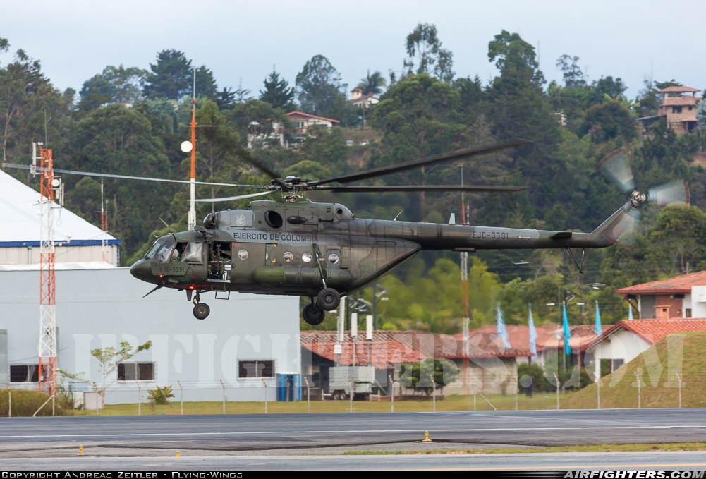 Colombia - Army Mil Mi-17V-5 EJC3391 at Medellin - Enrique Olaya Herrera (EOH / SKMD), Colombia