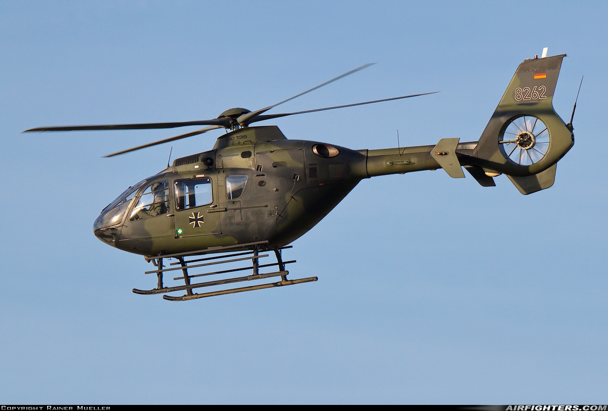 Germany - Army Eurocopter EC-135T1 82+62 at Buckeburg (- Achum) (ETHB), Germany