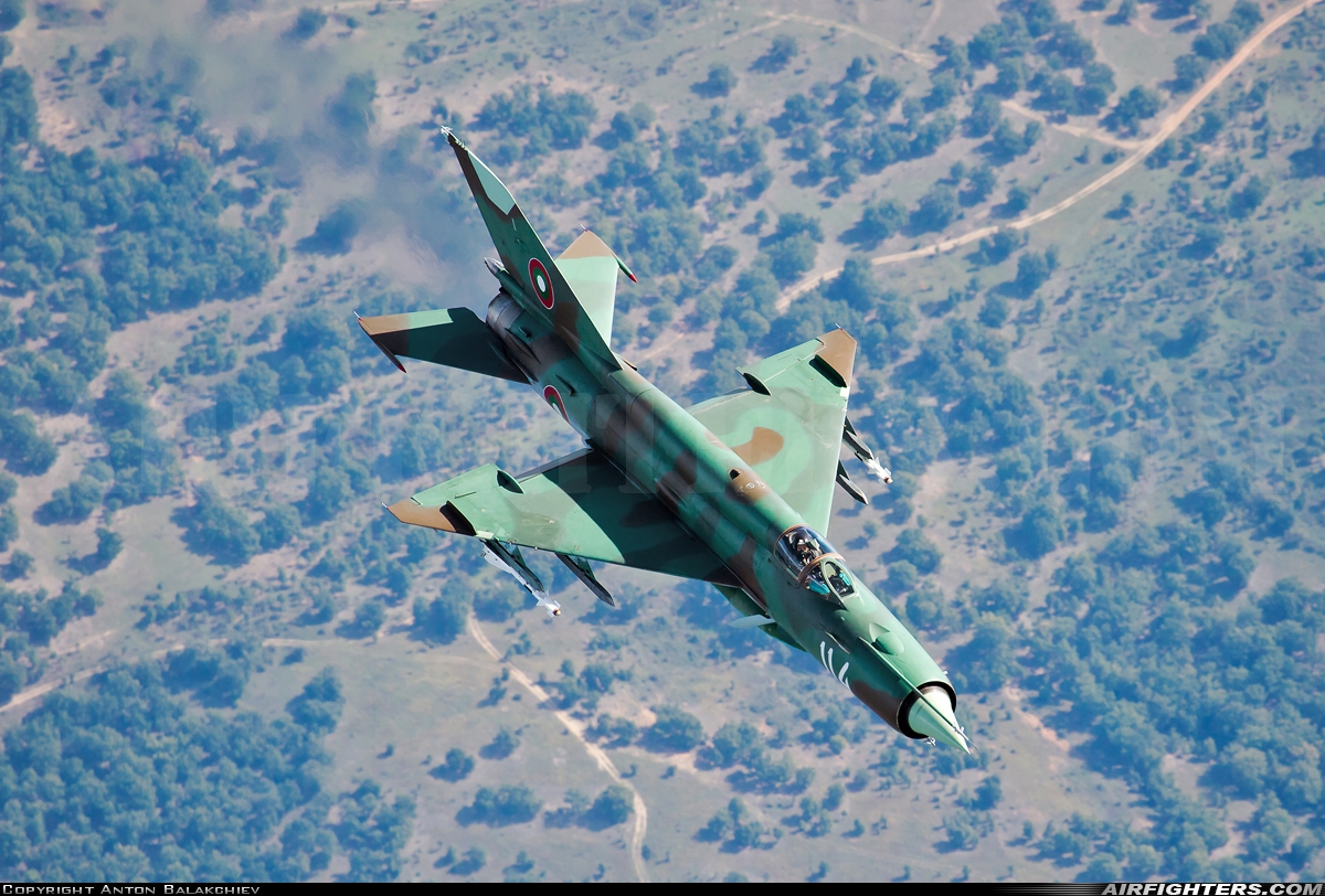 Bulgaria - Air Force Mikoyan-Gurevich MiG-21bis 114 at In Flight, Bulgaria