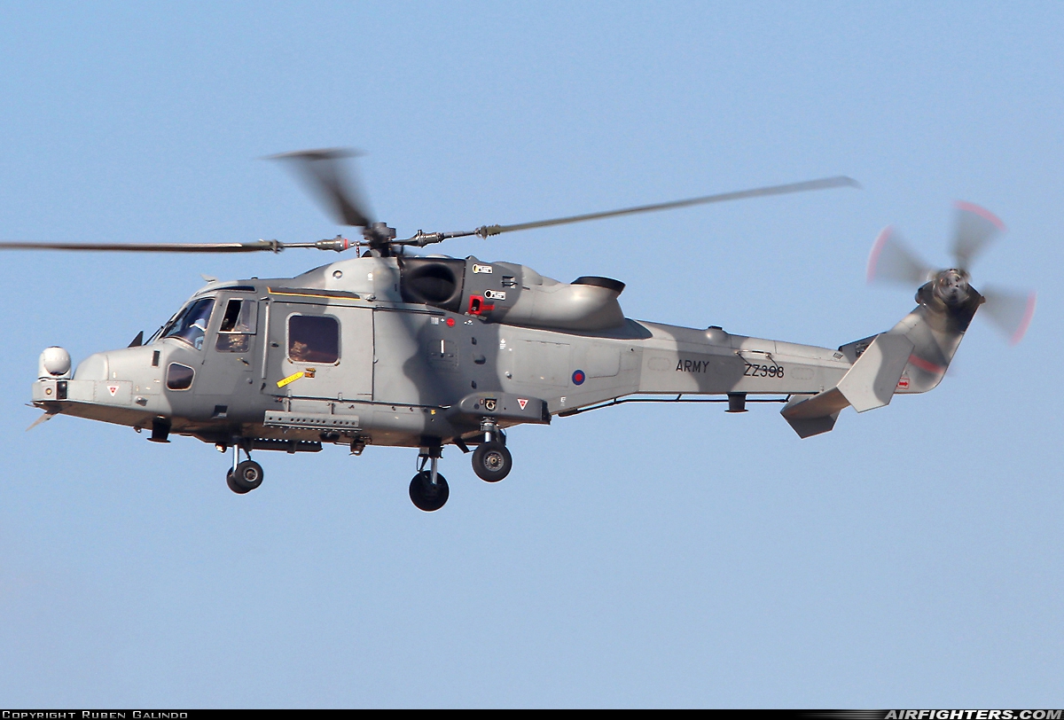 UK - Army AgustaWestland Wildcat AH1 ZZ398 at Madrid - Torrejon (TOJ / LETO), Spain