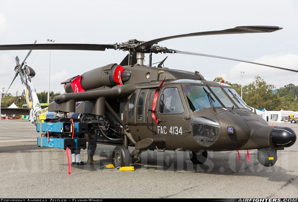 Colombia - Air Force Sikorsky AH-60L Arpia III FAC4134 at Rionegro (Medellin) - Jose Maria Cordova (MDE / SKRG), Colombia