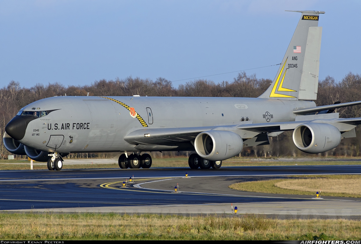 USA - Air Force Boeing KC-135T Stratotanker (717-148) 60-0345 at Geilenkirchen (GKE / ETNG), Germany