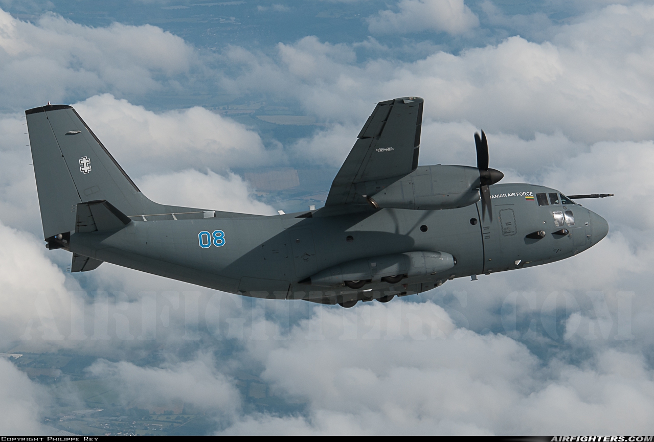 Lithuania - Air Force Alenia Aermacchi C-27J Spartan 08 at In Flight, UK