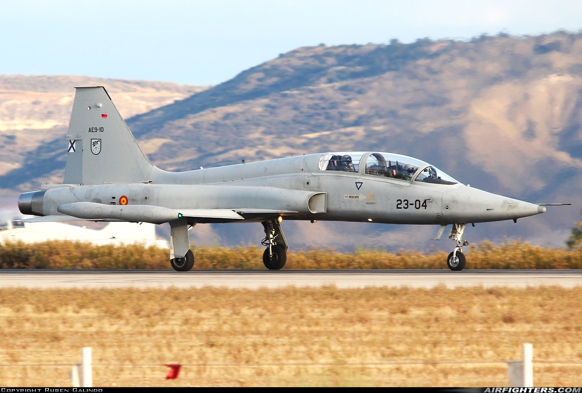 Spain - Air Force Northrop SF-5M Freedom Fighter AE.9-10 at Madrid - Torrejon (TOJ / LETO), Spain