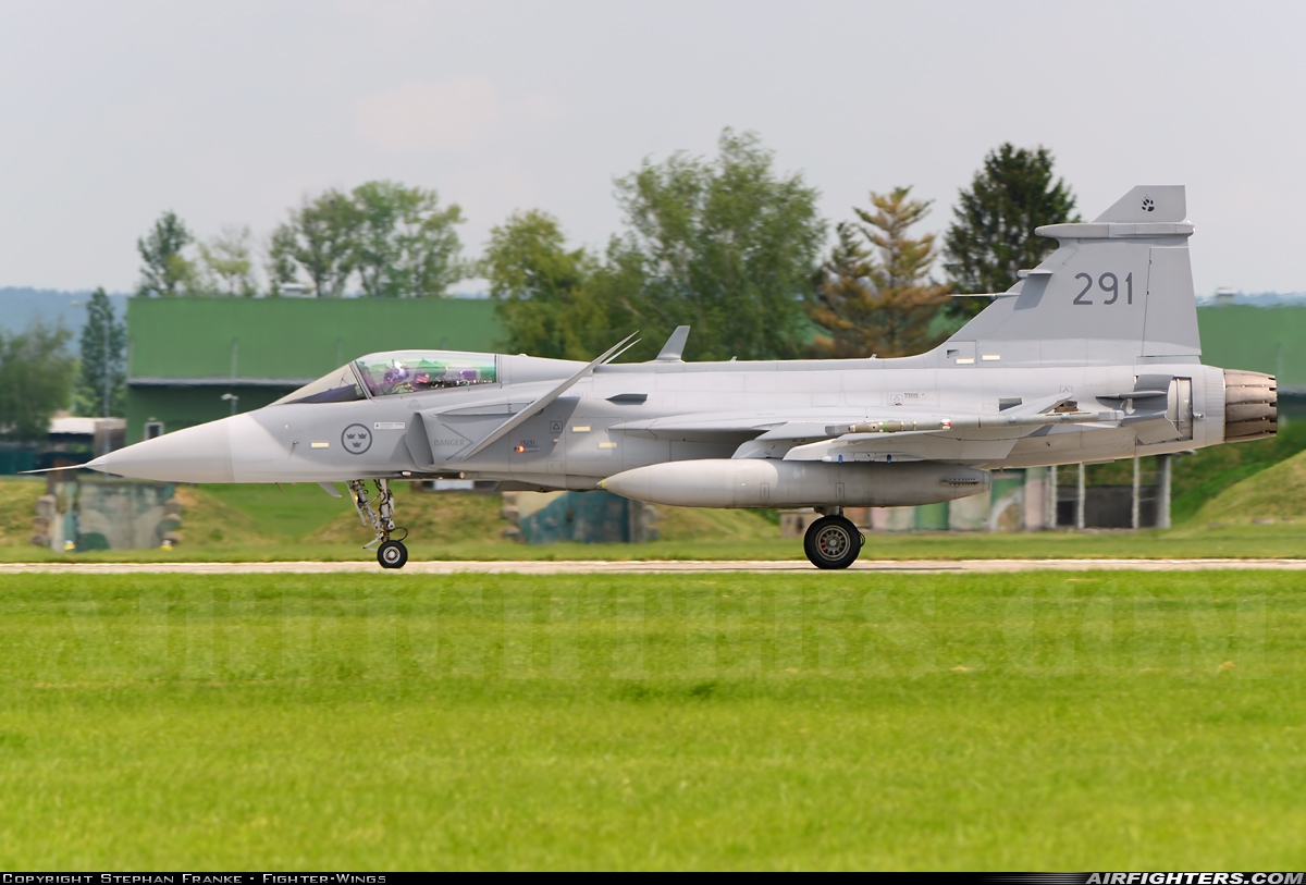 Sweden - Air Force Saab JAS-39C Gripen 39291 at Caslav (LKCV), Czech Republic