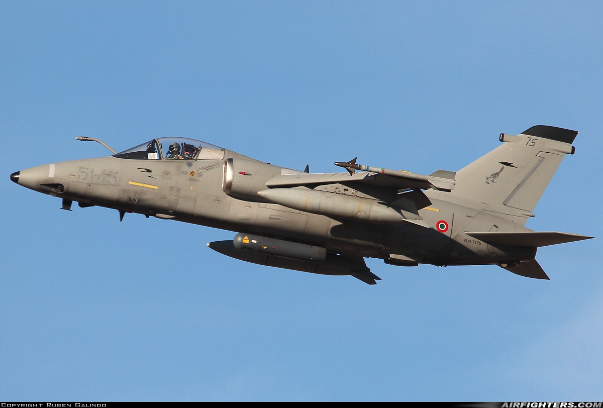 Italy - Air Force AMX International AMX  ACOL MM7175 at Albacete (- Los Llanos) (LEAB), Spain