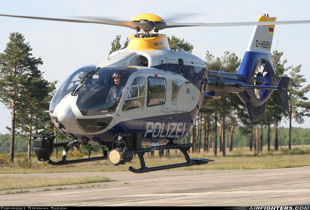 Germany - Bundespolizei Eurocopter EC-135P2 D-HBBY at Welzow (EDCY), Germany