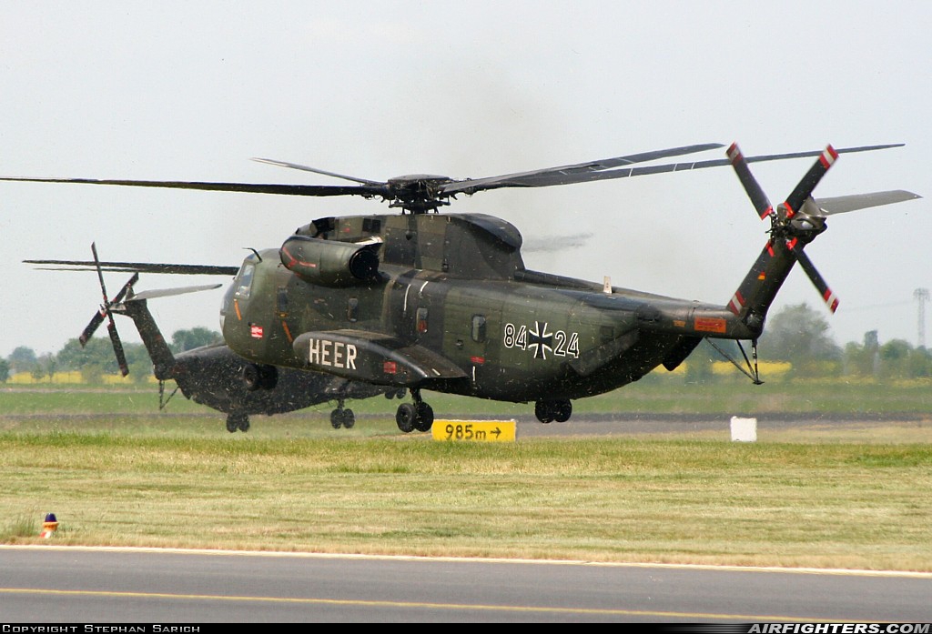 Germany - Army Sikorsky CH-53G (S-65) 84+24 at Berlin - Schonefeld (SXF / EDDB), Germany