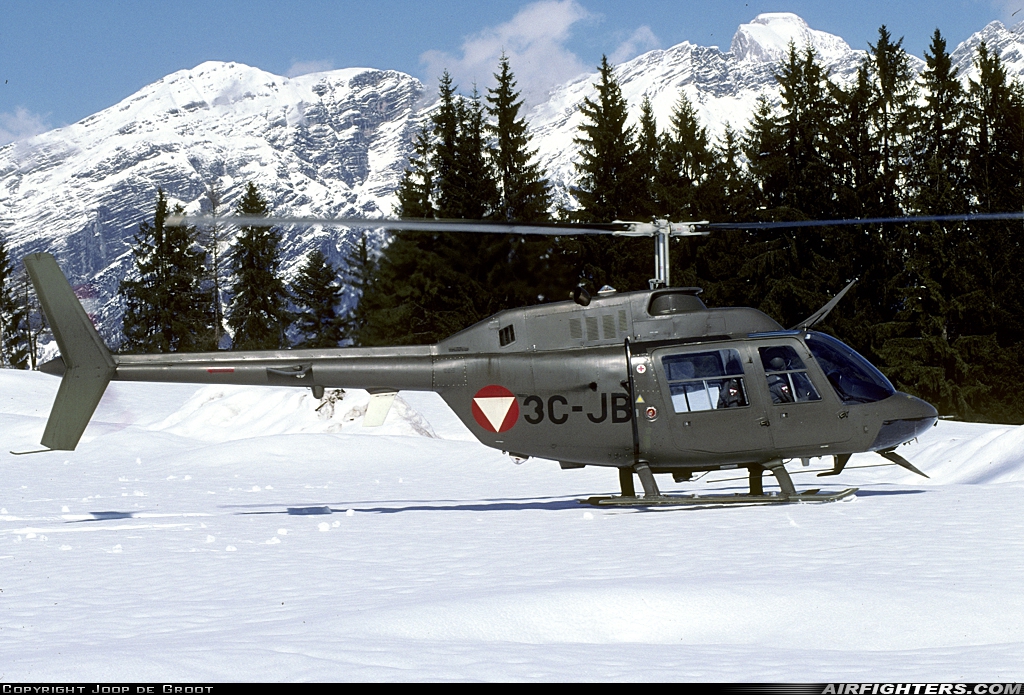 Austria - Air Force Agusta-Bell AB-206A 3C-JB at Off-Airport - Saalfelden, Austria