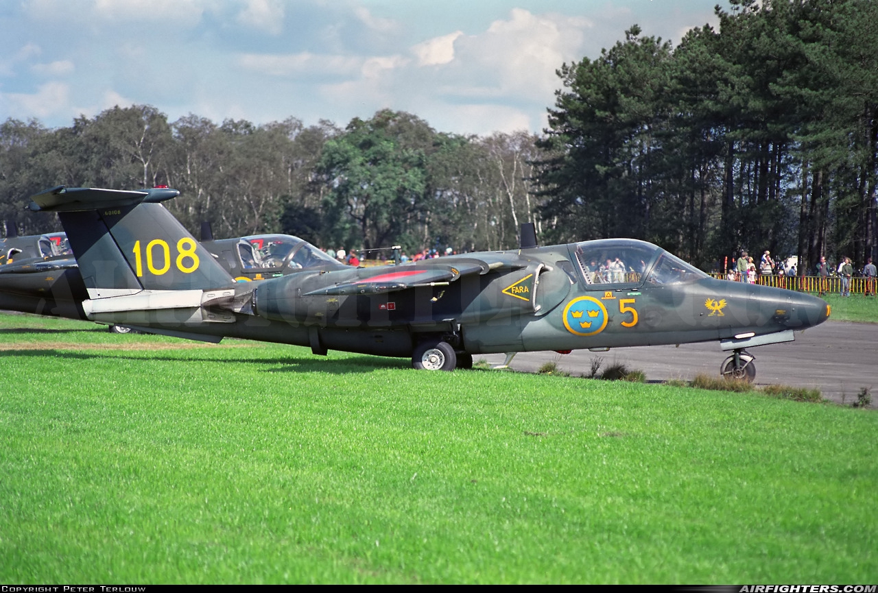 Sweden - Air Force Saab Sk60A (105) 60108 at Zoersel (Oostmalle) (OBL / EBZR), Belgium