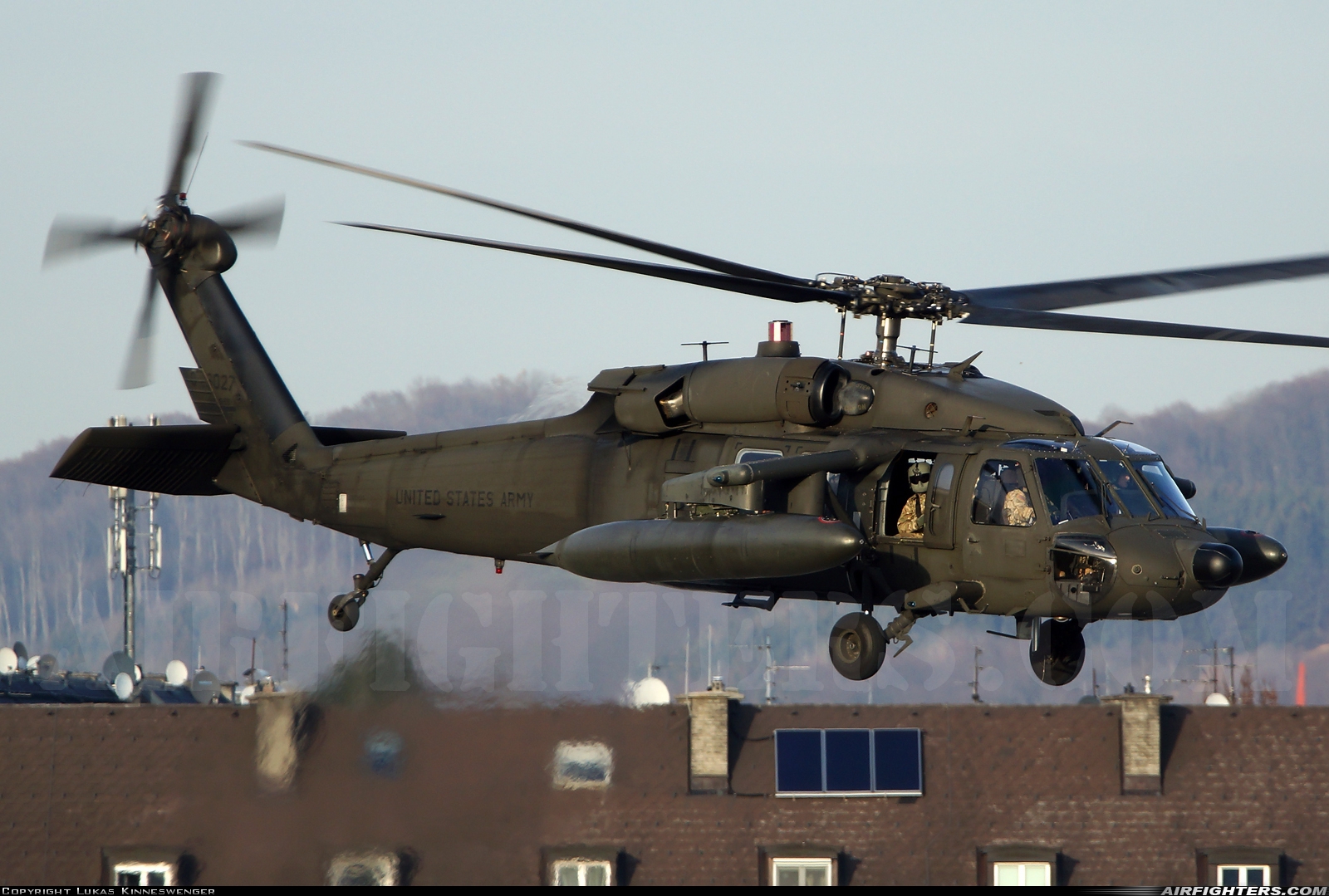 USA - Army Sikorsky UH-60A(C) Black Hawk (S-70A) 88-26027 at Salzburg - W.A. Mozart (Maxglan) (SZG / LOWS), Austria