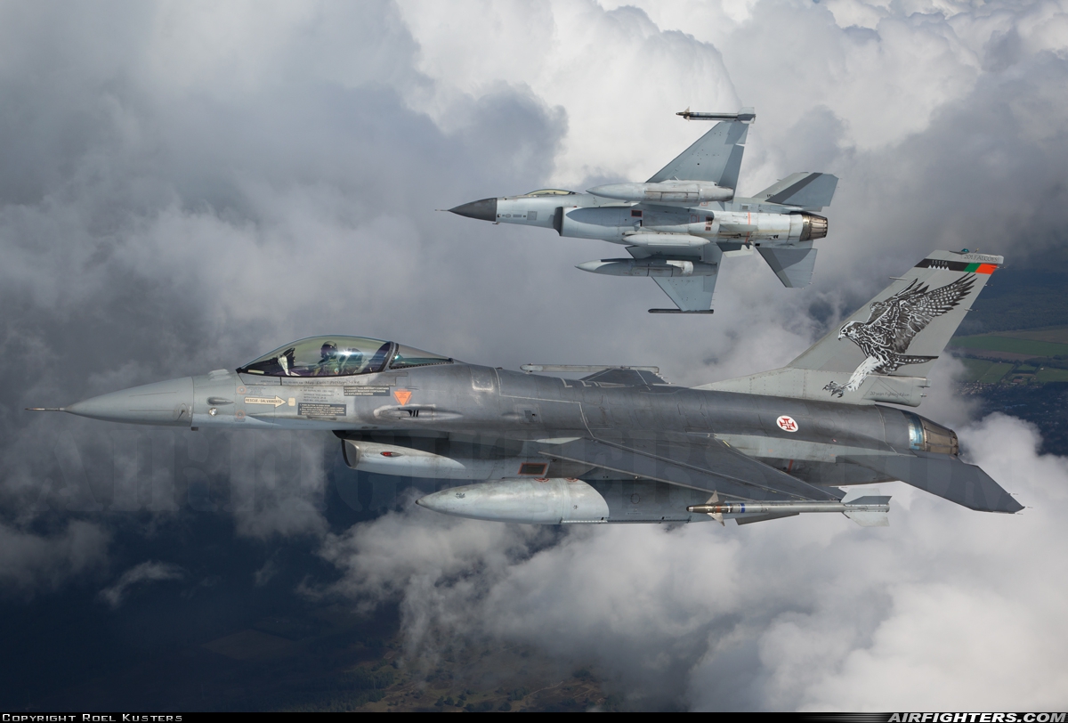 Portugal - Air Force General Dynamics F-16AM Fighting Falcon 15136 at In Flight, Belgium