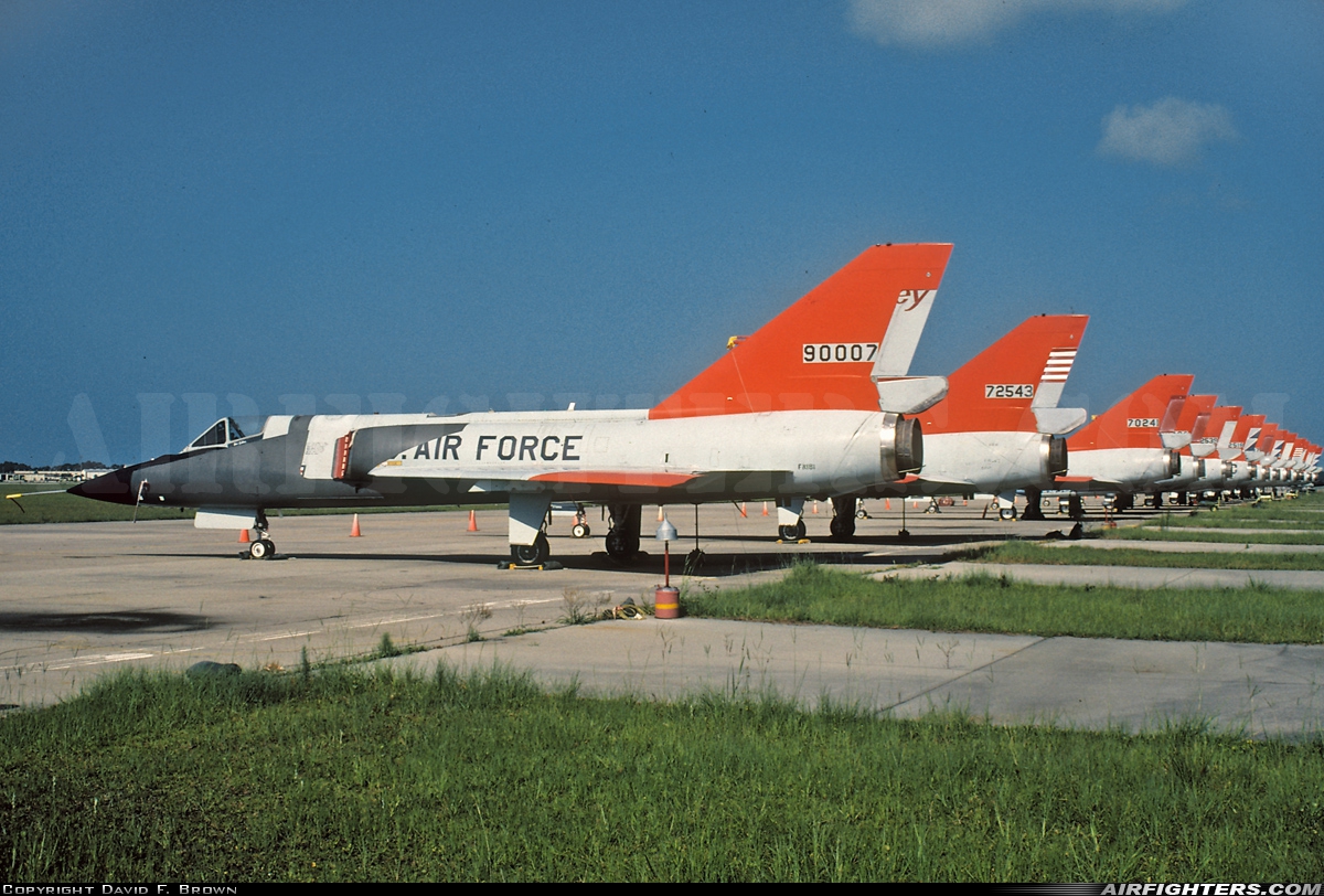 USA - Air Force Convair QF-106A Delta Dart 59-0007 at Panama City - Tyndall AFB (PAM / KPAM), USA
