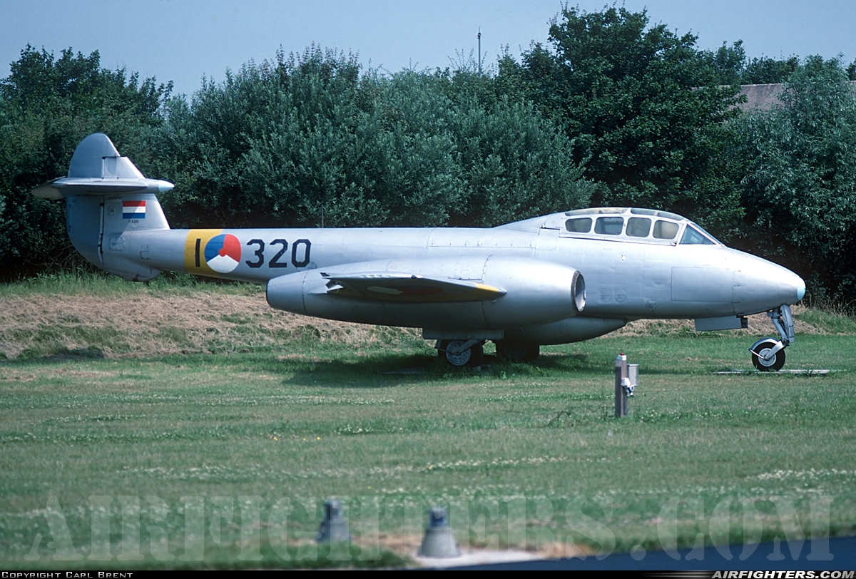 Netherlands - Air Force Gloster Meteor T.7 I-320 at Leeuwarden (LWR / EHLW), Netherlands