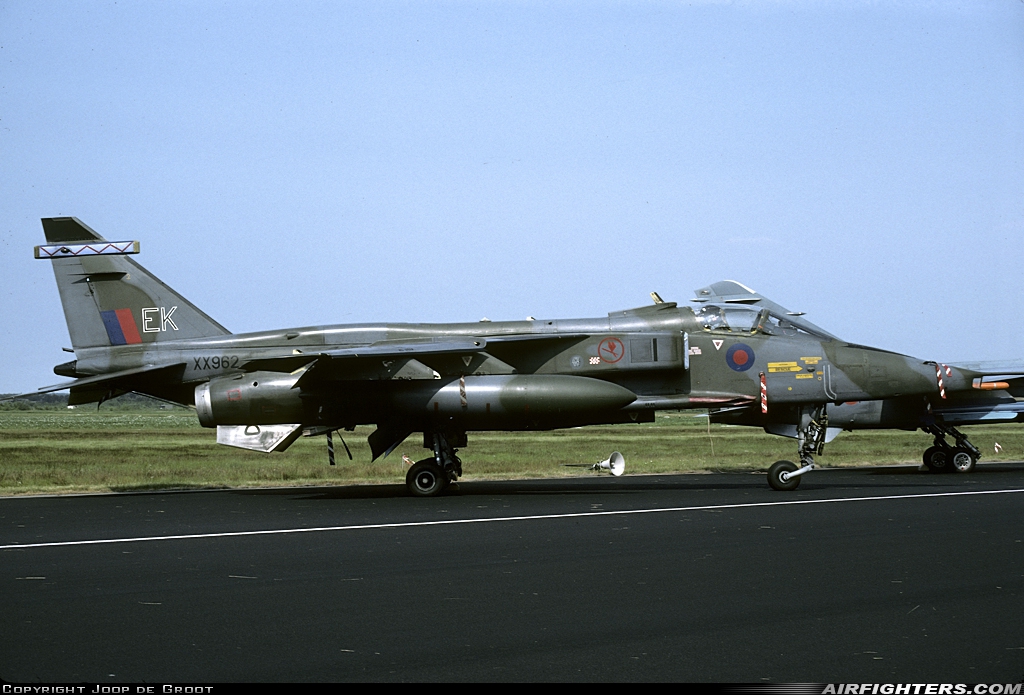 UK - Air Force Sepecat Jaguar GR1A XX962 at Enschede - Twenthe (ENS / EHTW), Netherlands