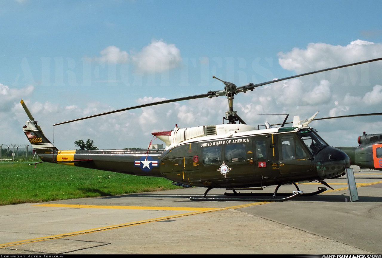 USA - Army Bell UH-1H Iroquois (205) 69-15605 at Fairford (FFD / EGVA), UK